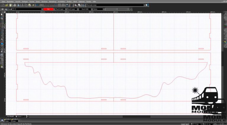 cad erste ideen mini diorama projekt spur n modellbahn module lasercut