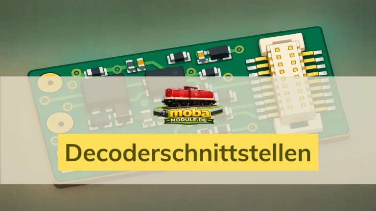 Decoderschnittstellen digital Modellbahn MOBA Module