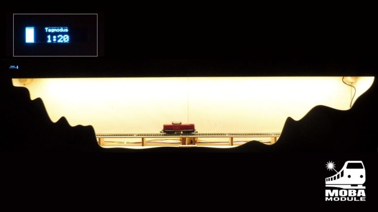 modelleisenbahn pendelzugsteuerung arduino oled display moba module