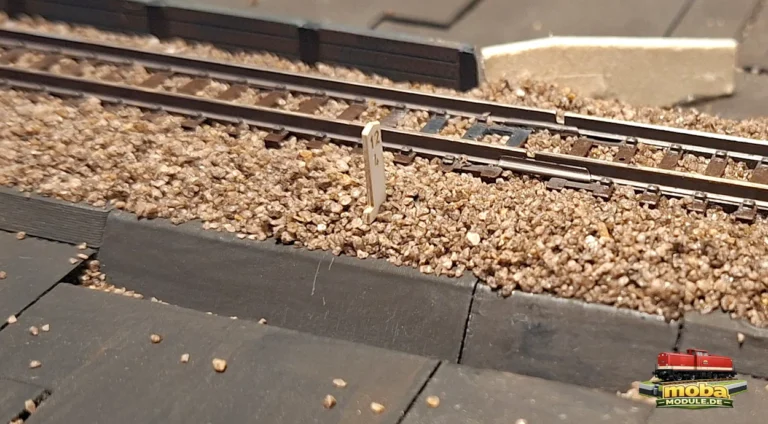 Nummernstein Hektometerstein Kilometerstein Modelleisenbahn 7