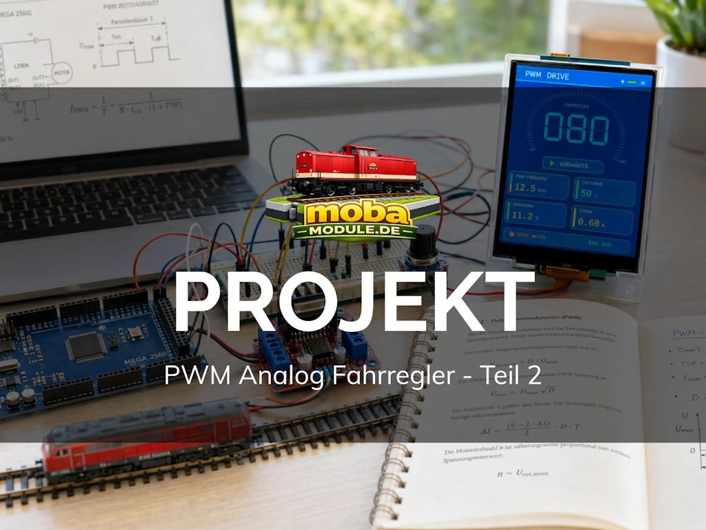 Projekt PWM Analog Fahrregler Teil 2 MOBA Module