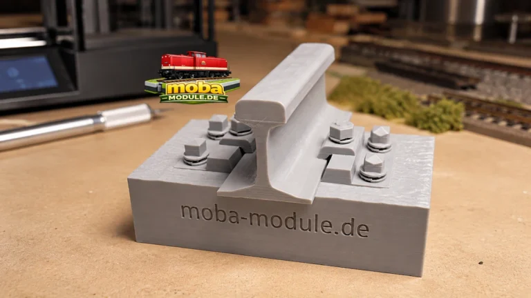 Schiene 3D Druck MOBA Module